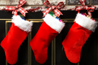 Stockings by Fireplace